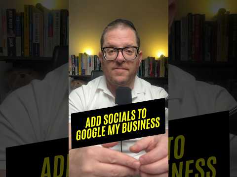 How to add your social media profiles to your Google My Business profile. #socialprofiles