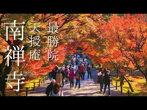 🍁京都紅葉2024🍁南禅寺の紅葉は12月でも綺麗なのか？