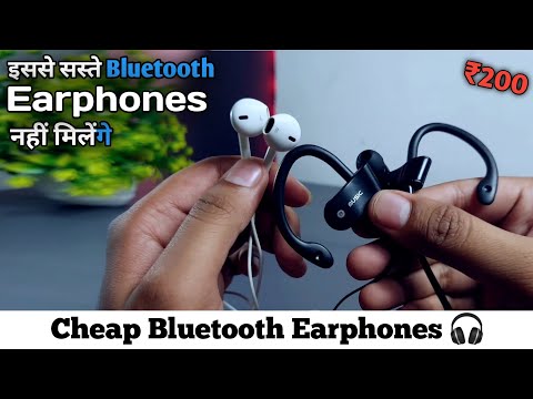 Best Bluetooth Earphone under 200 ₹ ⚡ QC10 & S6 Wireless Earphones Review | Cheap Headset