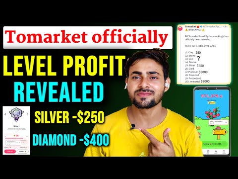 Tomarket Officially Level Profit Revealed🤩|| Tomato Airdrop New Update || Tomarket Level Increase