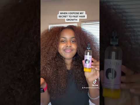 Fast hair growth #naturalhairgrowthtips #haircare #curlyhair #naturalhairgrowthjourney #hairgrowth