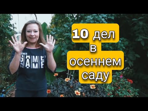 10 ДЕЛ В САДУ ДО КОНЦА ОСЕНИ УСПЕЙТЕ СДЕЛАТЬ! Светлана Самойлова