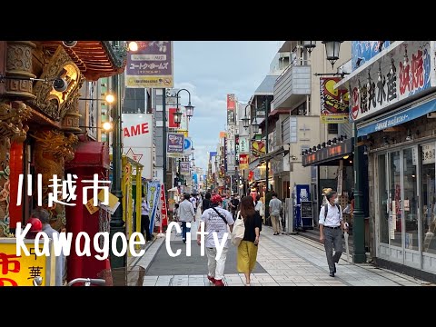 4K a-Ride&Walk around in Kawagoe Sta.-　Hon Kawagoe Sta. Saitama (PM) 埼玉県 川越市 本川越駅-川越駅 周辺 (夕方)