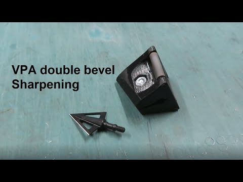 VPA double bevel 2 blade 125 gr. sharpening and sharpness test