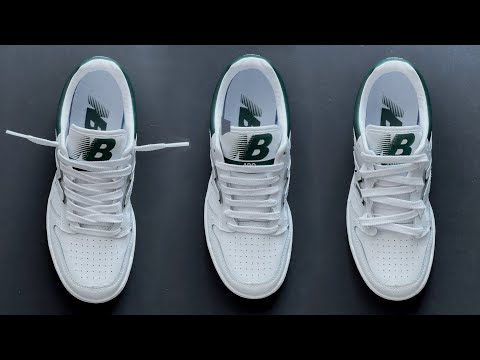 How To Lace New Balance 480 - 3 COOL WAYS