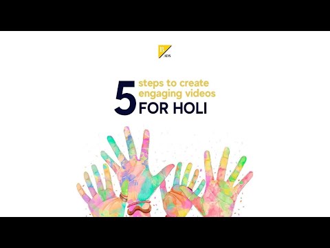 Here are 5 simple steps to create an engaging Holi video, only on Businessads.co!