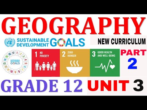 Grade 12 Geography Unit 3 Part 2