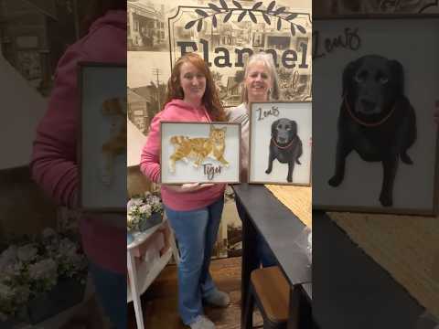 Laser Engraved Dog Portraits & Paint Party with the Aeon Laser MIRA9 🎨🐾