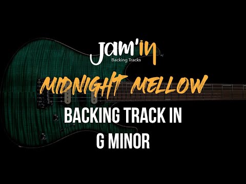 Midnight Mellow Guitar Backing Track in G Minor