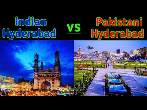 Indian hyderabad vs pakistani hyderabad| area population gdp transport connectivity airport #hindi