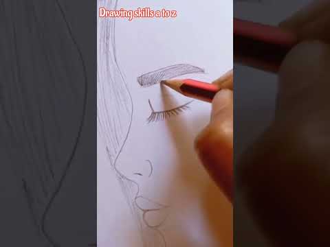 How to draw eyebrows#drawing #art #shorts #eyedrawing