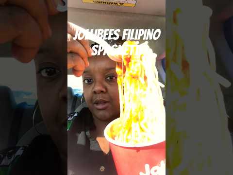 Jollibees Saucy Spaghetti #jollibee #speghetti #review #roadtrip