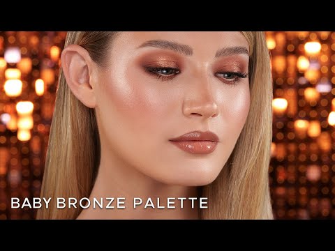 Smoky Glam Eye Look ft. the BABY BRONZE EYESHADOW PALETTE| Natasha Denona Makeup