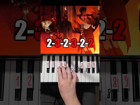 Mastermind Helluva Boss Piano Tutorial #shorts