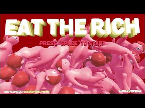 【Gaming 试玩】Eat The Rich 裸体人类 "小Pink" 没穿衣服去Shopping! 😂