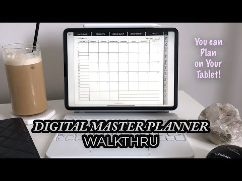 The MOST FUNCTIONAL Digital Planner | Digital Master Planner Walkthru