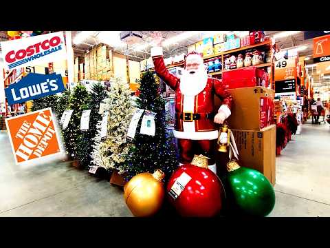 BEST Home Depot, Lowes, Costco Christmas Decor, Animatronics, Christmas Trees