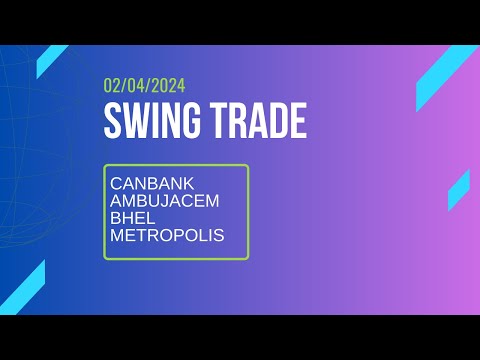 #canarabank #ambujacement #bhel #metropolis #swingtrade #nseindia #april #share