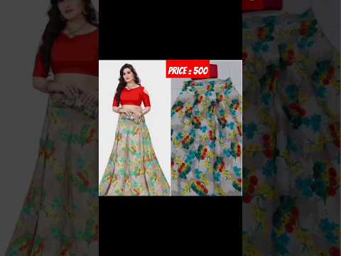 Printed Lehenga Choli Set || Online delivery #shorts