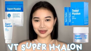 GREATEST KOREAN SKINCARE? VT Super Hyalon Line REVIEW!