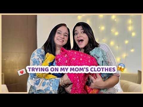 When MOMMY TO BE Tries Her MOM’S Clothes🤰🤫👗🎀✨| Shivangi Sah