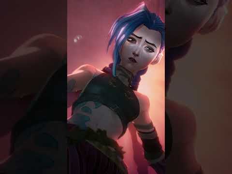 Jinx embraces her ultimate form in the TFT Convergence as #Arcane Jinx Unbound.