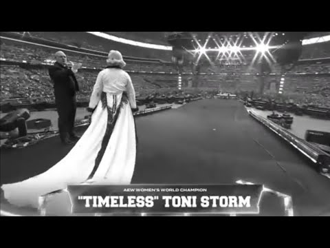 Toni Storm TIMELESS Entrance ALL IN LONDON 2024