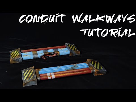 Terrain Tutorial - Conduit Walkways - Warhammer 40K, Kill Team, Necromunda