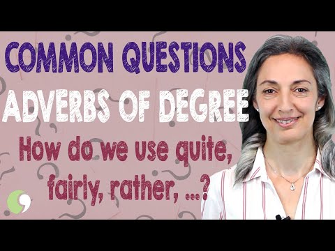 quite, rather, fairly, pretty | Adverbs of Degree | English Vocabulary Lesson