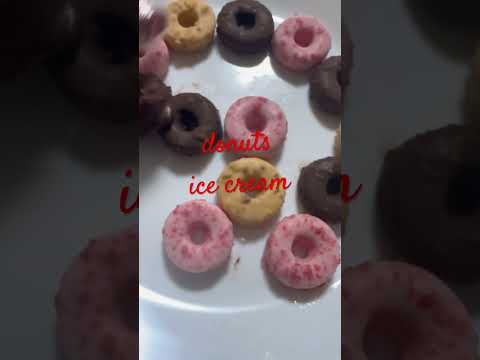 how to eat donut #icecream #yummy #asmir