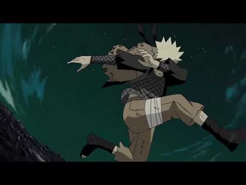 Naruto saves Guy