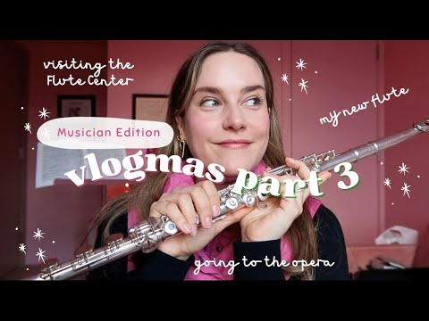 My new flute! 🎵 | katieflute vlogmas 2024 part 3