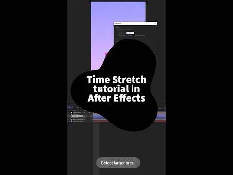 Adobe After Effects Time Stretch Video Tutorial