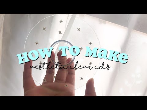 how to make aesthetic cd’s ✨ easy aesthetic diys 🍑