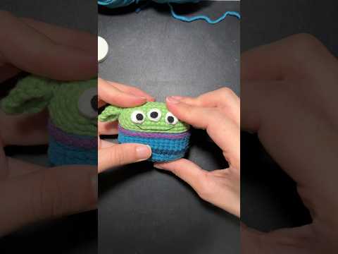 Crochet AirPod case #airpodcase  #airpods #thealien #littlegreenman #toystory #crochetcase