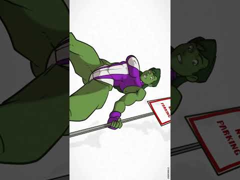 The Anime  She-Hulk 「ANIME EDIT」   Transformation Sexy