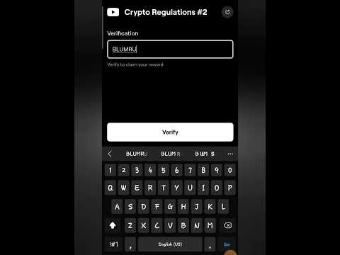 Crypto Regulations #2 code |BLUM CODE |Daily code||