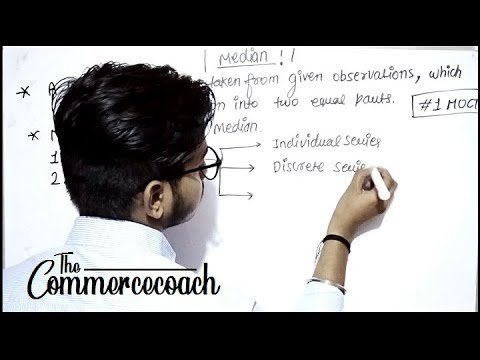 Tricks and Computation of Median (HINDI) : Measures of central tendency | The Commerce coach