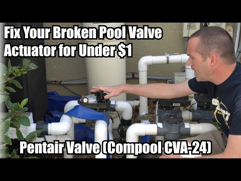 Fix your Pentair Pool Valve Actuator for under $1.  (Compool CVA-24 bad limit switch).