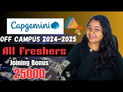 Capgemini Hiring||BSC IT/CS & BCA 2024 hiring|*Software Developer*Tester+Full time opportunity