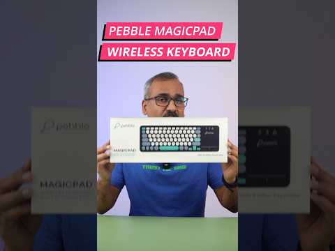 Pebble Magicpad Wireless Keyboard with built in touchpad #pebblekeyboard #pebble #wirelesskeyboard