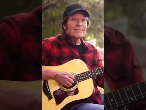 John serenades his biggest four-legged fan, Creedence, with an acoustic Have You Ever Seen The Rain