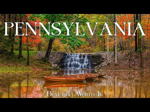 Pennsylvania 4K - Autumn Colors: Golden Forests & Scenic Views in 4K - Relaxing Music