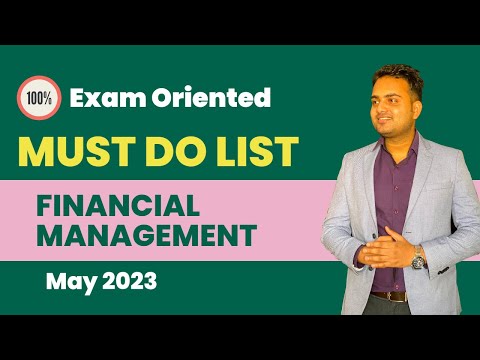 Most Important topics for FM and ECO exam|| CA Inter Examination|| Must Do list || May 2023