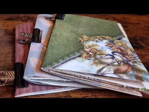 No Digital Journal - The Pages - Using Up My Autumn / Fall Supplies - Part 1