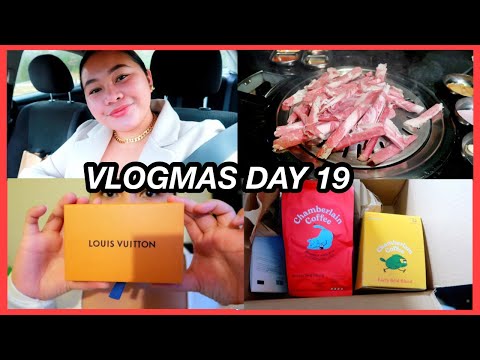 COME EAT WITH US, LOUIS VUITTON UNBOXING + MORE | VLOGMAS DAY 19