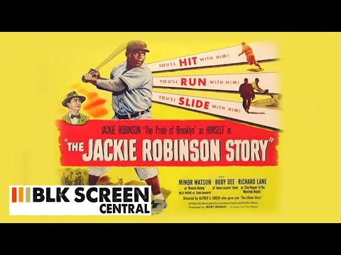 The Jackie Robinson Story | Free Retro Sports Movie | Full Black Cinema Movie | BLKSC