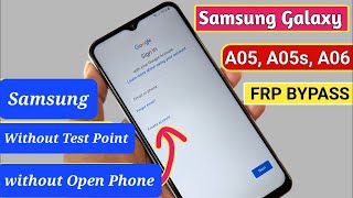 All Samsung A05/A05S/A06/A23/Frp Bypass||Without Test Point||Andriod 14 Ul6.1 New Security1July 2024