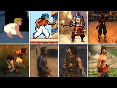 Evolution Of Prince of Persia Games Idle Animations (1989 - 2024)