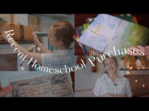 Recent Homeschool Purchases and Some New Favorites - Homeschool Haul!